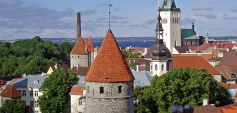 Tallinn towers by Tiina R